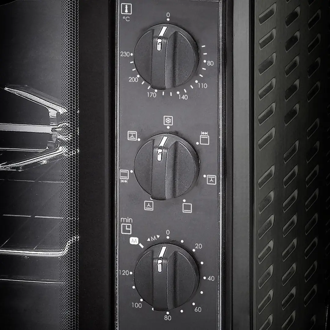 Rommelsbacher BG1550 Bakoven & Draaispitgrill 30L - 1550W - Zwart