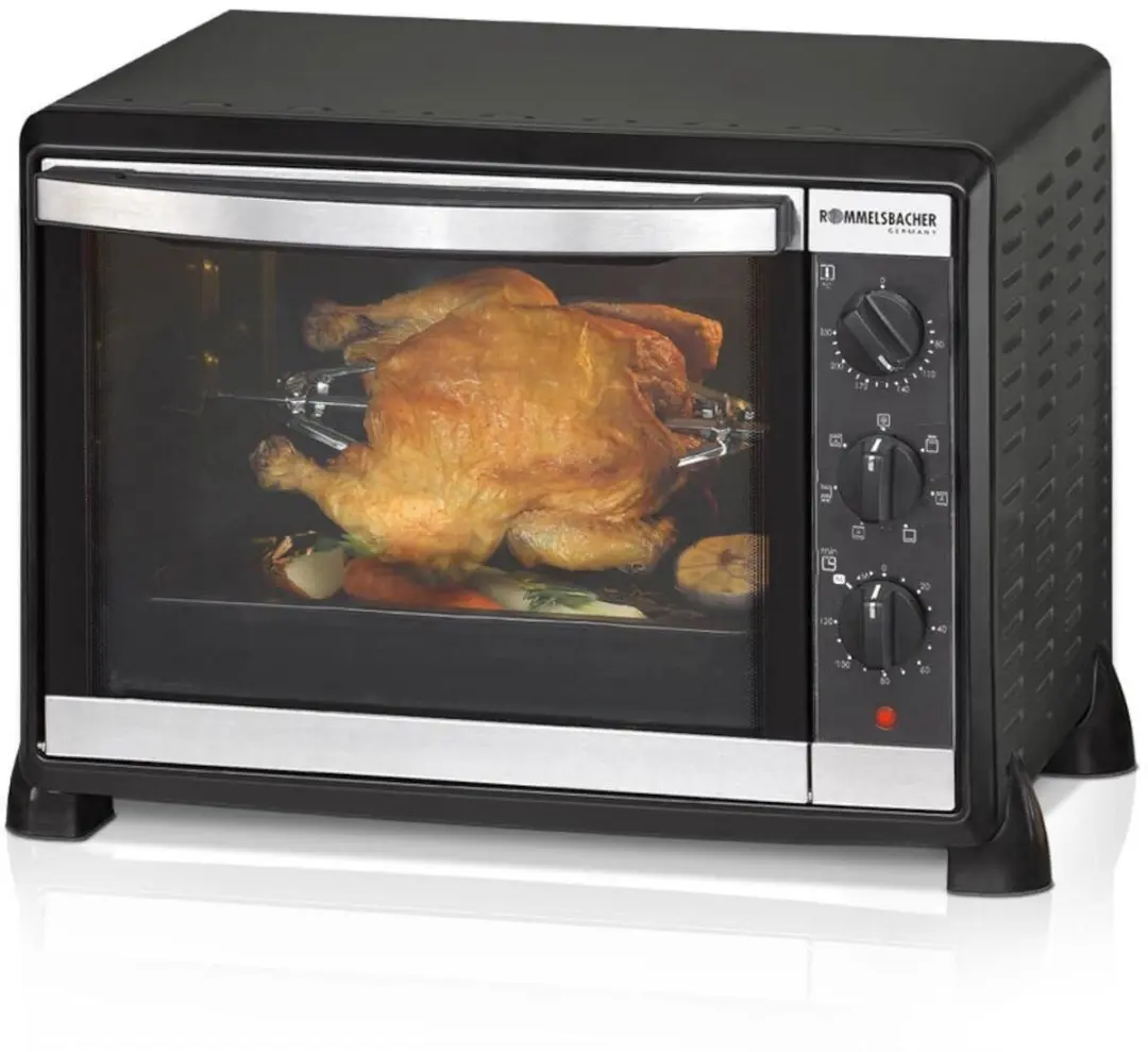 Rommelsbacher BG1550 Bakoven & Draaispitgrill 30L