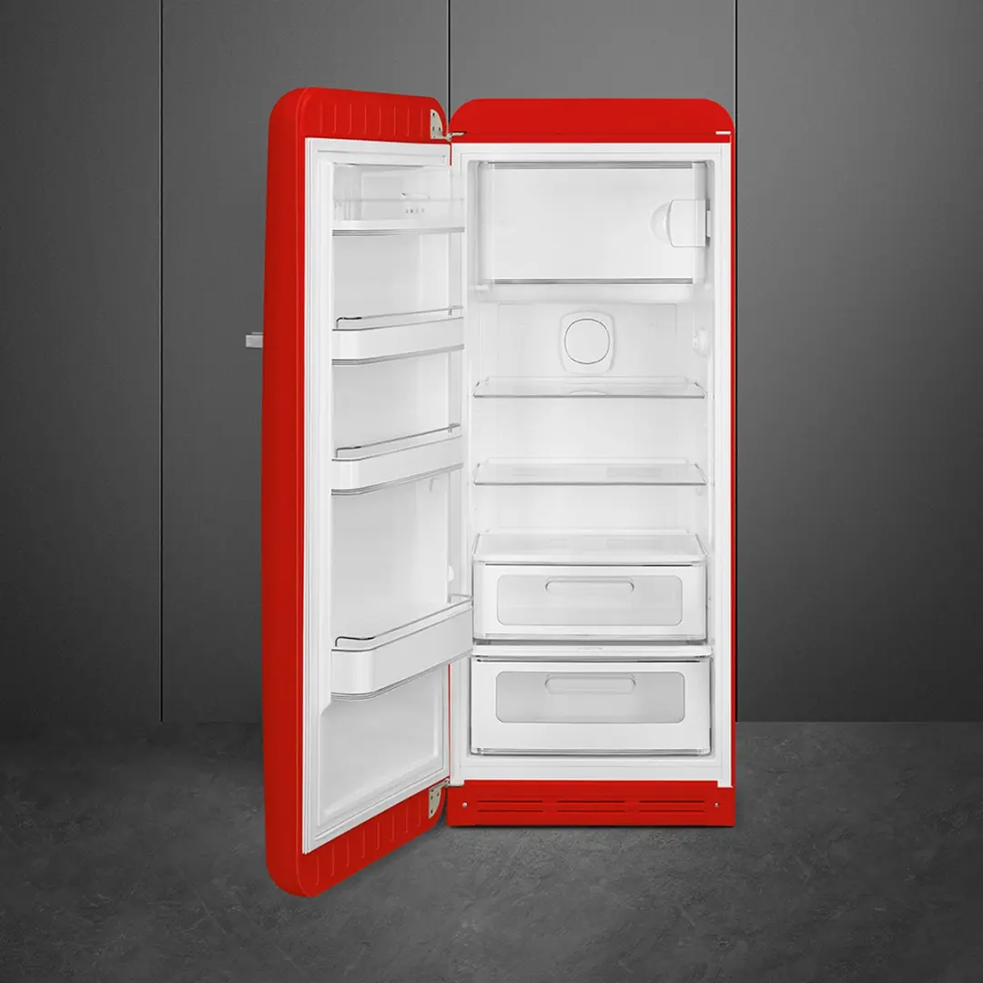 Smeg FAB28LRD5 Combi-Koelkast - 270L - Rood
