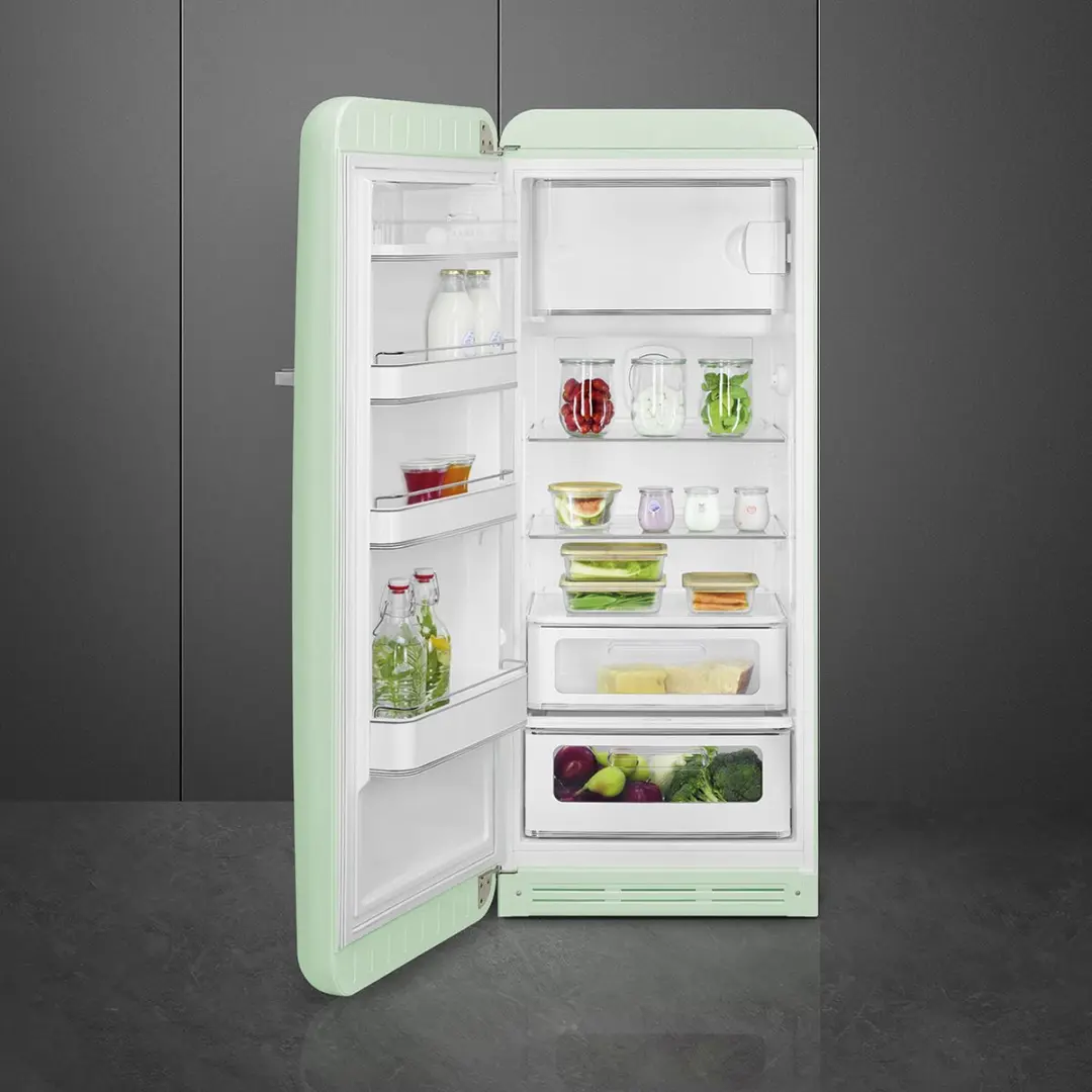 Smeg FAB28LPG5 Combi-koelkast - 270L - Mint Groen