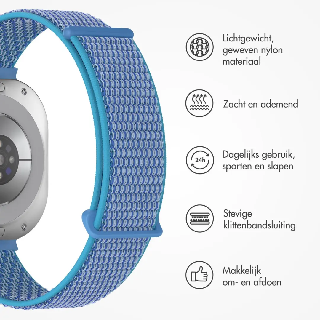 Imoshion Nylon Bandje Samsung Galaxy Watch Ultra - Marineblauw