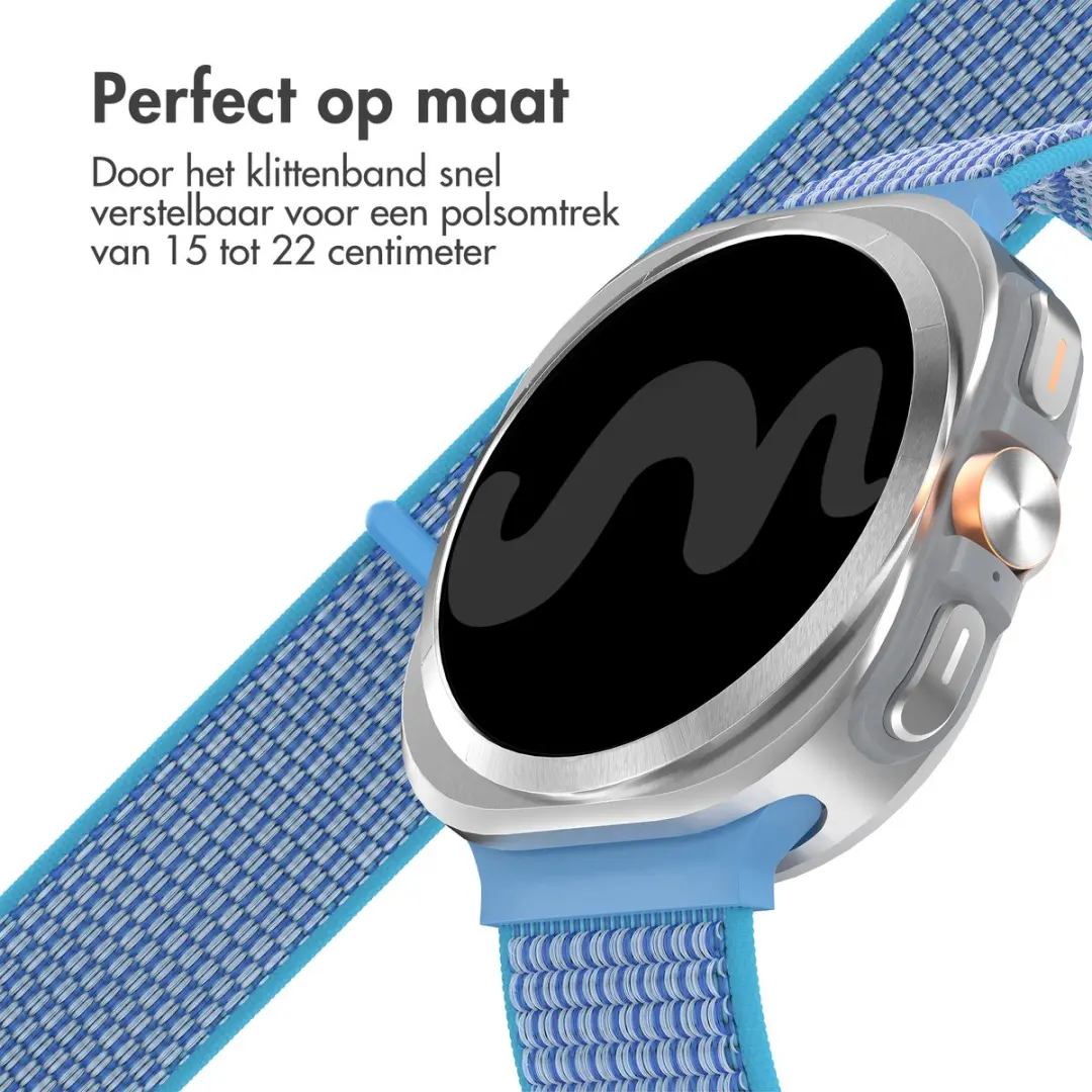 Imoshion Nylon Bandje Samsung Galaxy Watch Ultra - Marineblauw