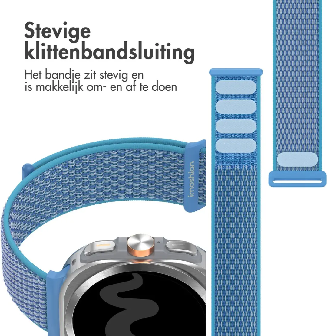 Imoshion Nylon Bandje Samsung Galaxy Watch Ultra - Marineblauw