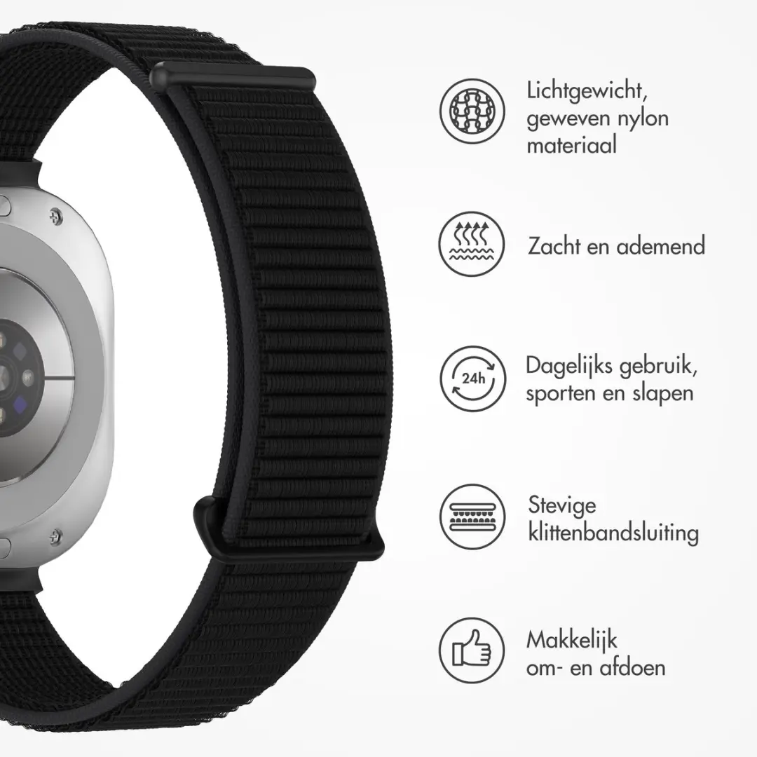 Imoshion Nylon Bandje Samsung Galaxy Watch Ultra - Zwart