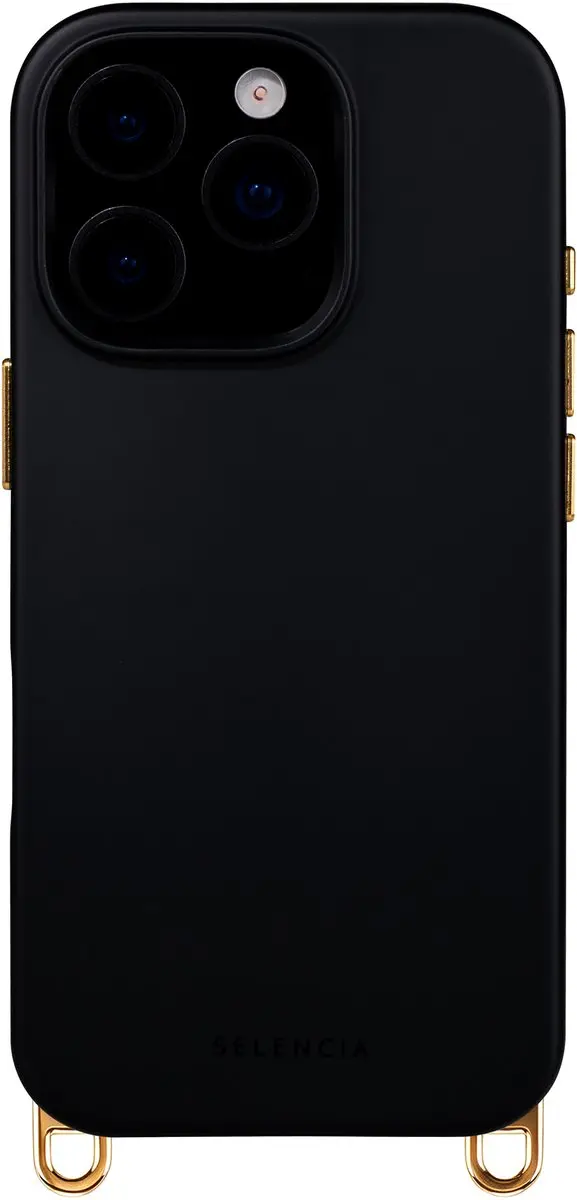 Selencia Hoesje iPhone 16 Pro Max Rivièra Velvet Black