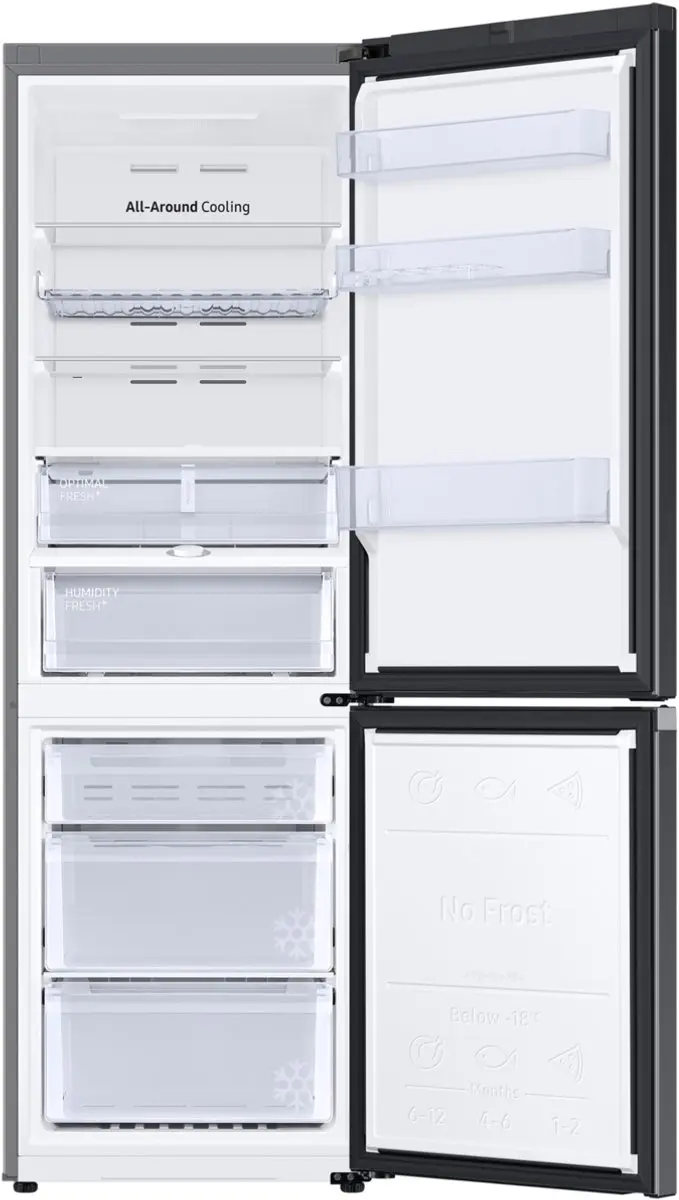 Samsung RB34C605CB1 Koel-Vriescombinatie 344L - Zwart