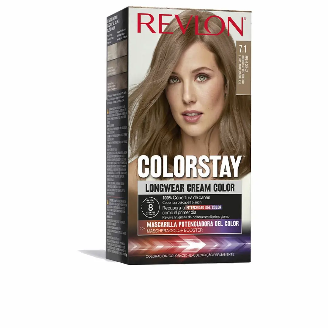 Revlon Colorstay Permanente Kleur 7.1 Asblond 3ml