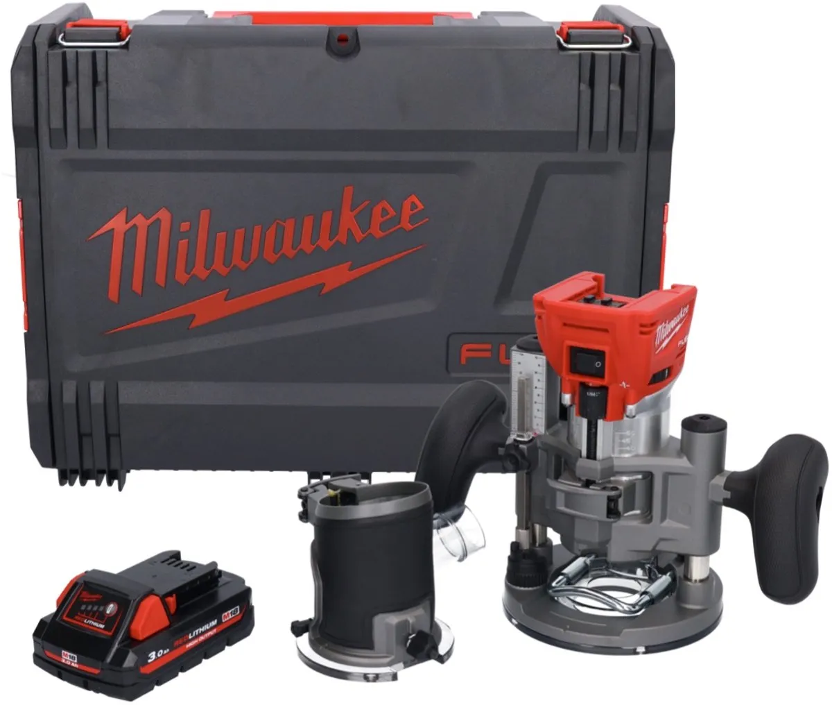 Milwaukee M18 FTR-301X Accu Bovenfrees - 18V - 3.0Ah - 4-delig
