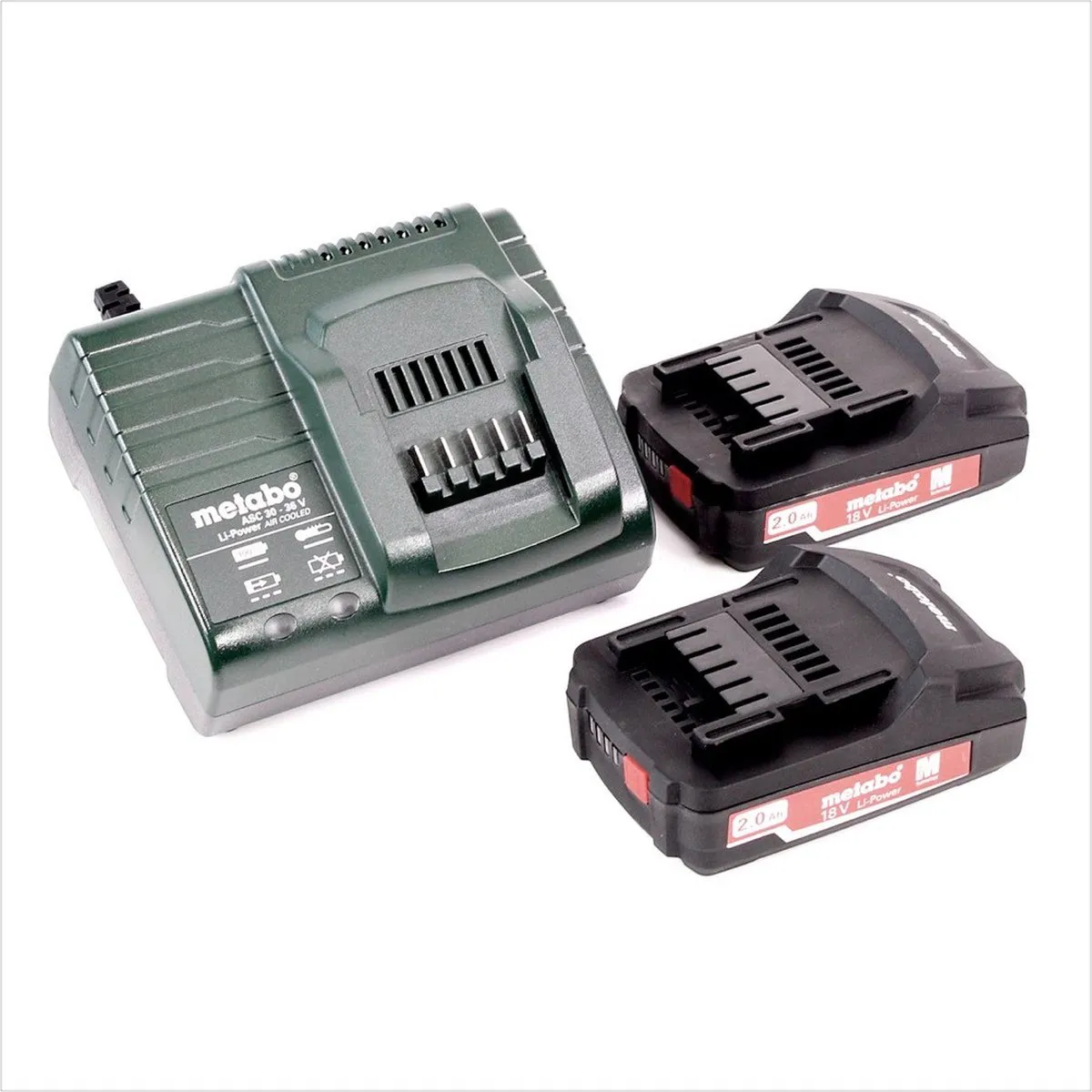 Metabo SB 18 L 602317500 Accu-klopboormachine - 2x Accu 1500mAh - Zwart/Groen/Zilver - afbeelding 3 van 6