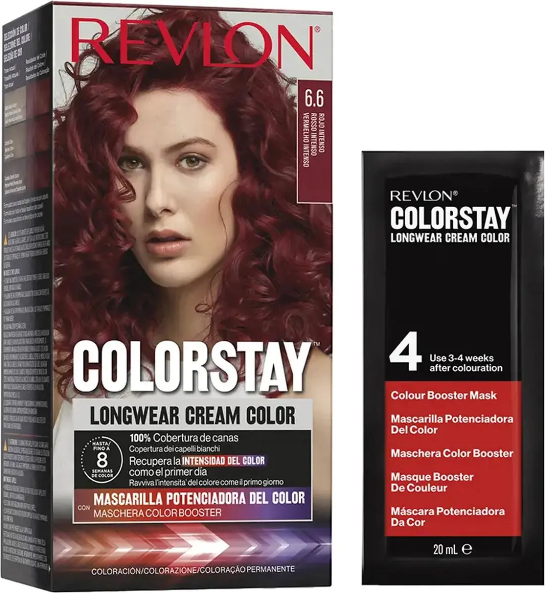 Revlon Colorstay Permanente Kleur 6.6 Rood 3ml