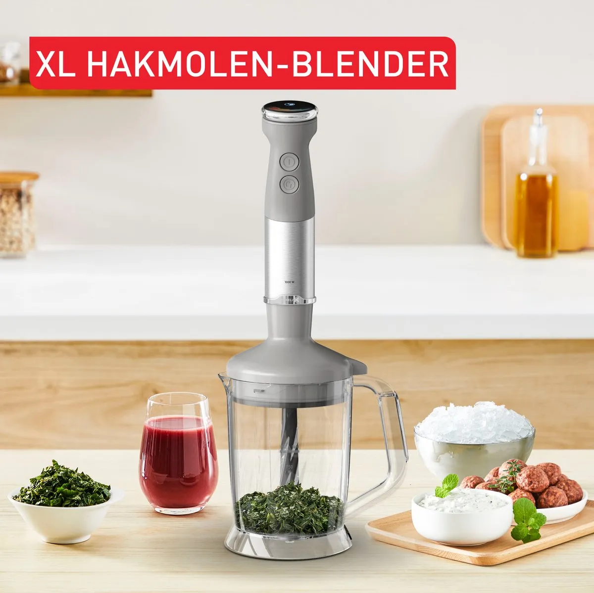 Tefal Quickchef+ HB67MB Staafmixer 1000W - 5-in-1 XL - Zwart - afbeelding 6 van 6