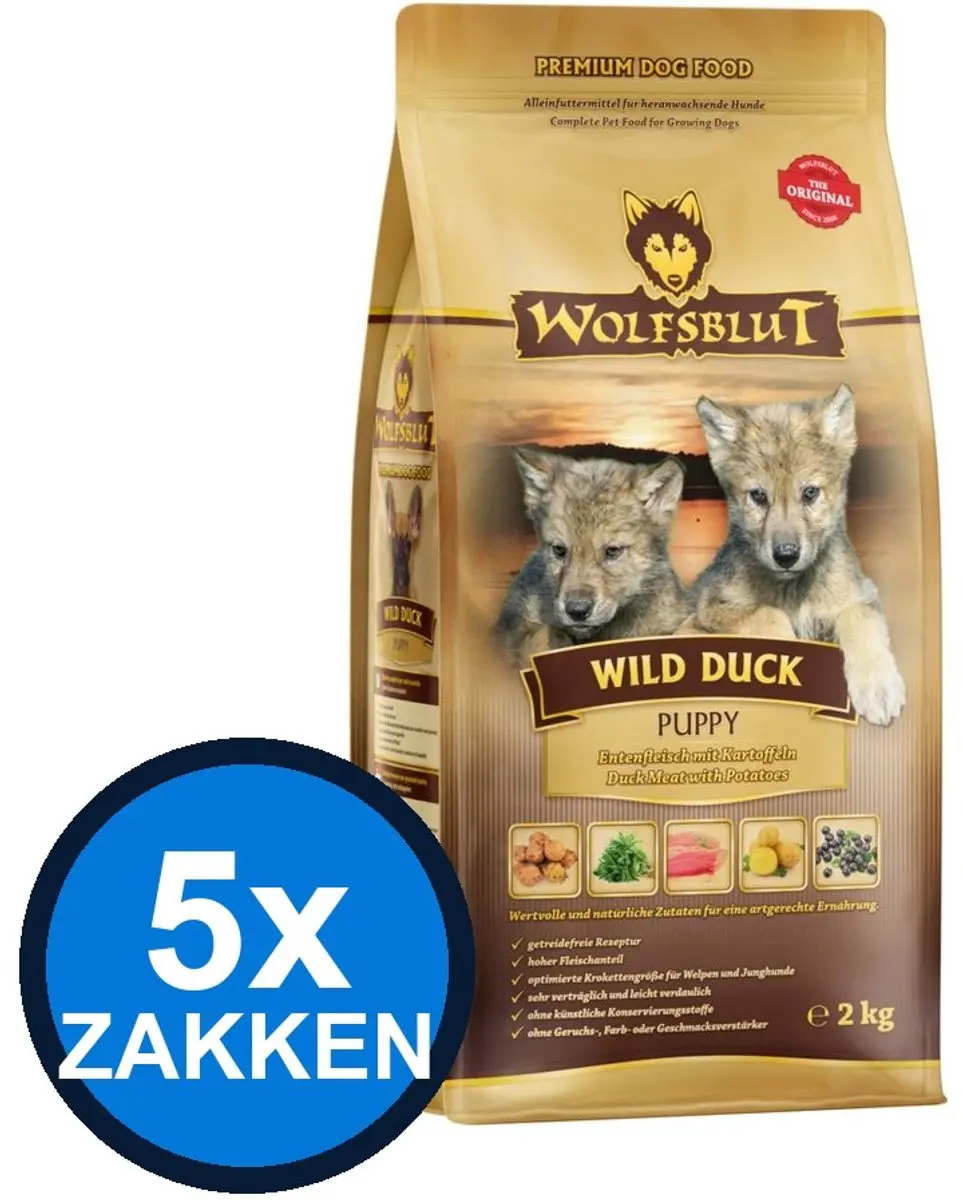 Wolfsblut Puppy Wild Duck Droogvoer