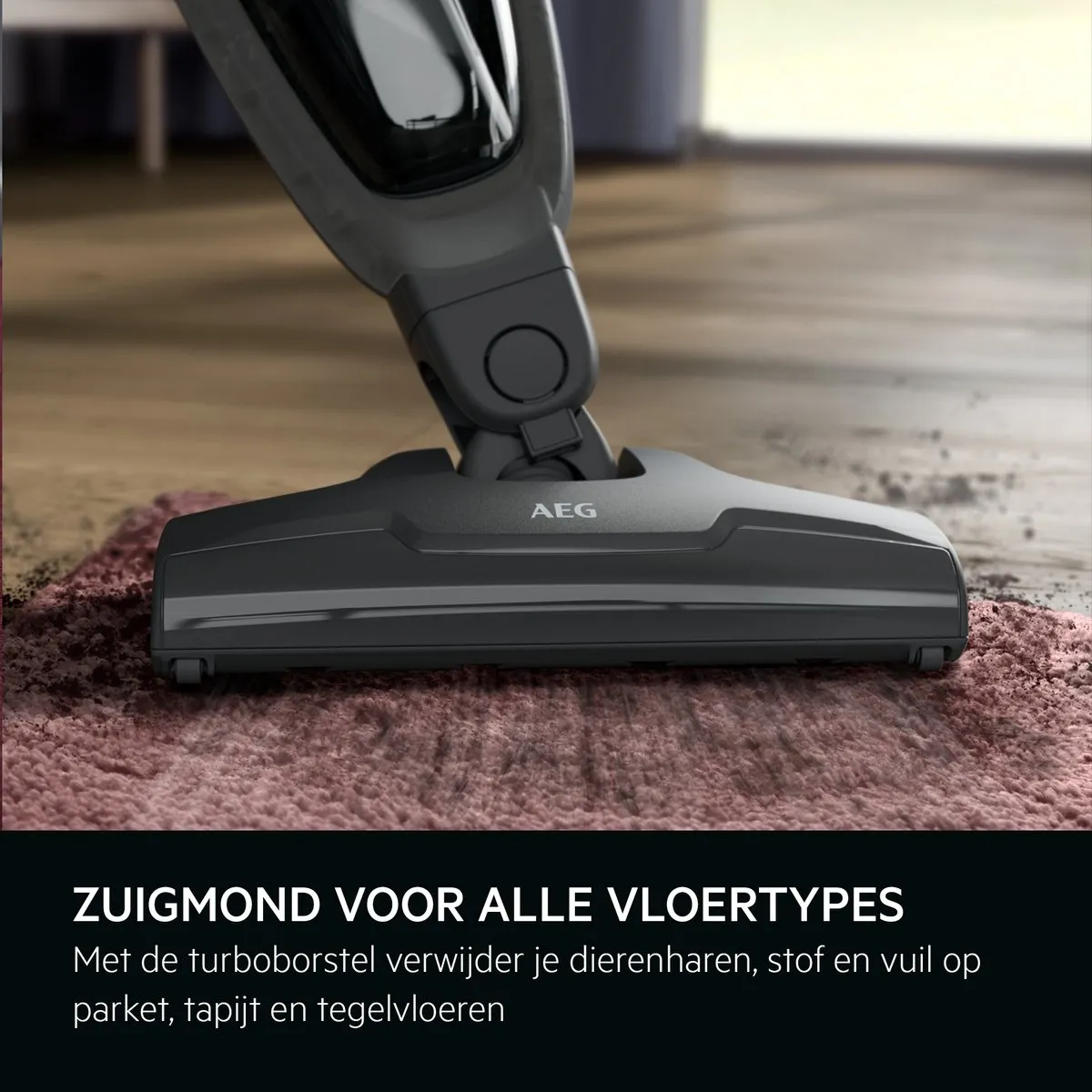 AEG AS31CB18GG Clean 3000 Draadloze Stofzuiger - Granite Grey