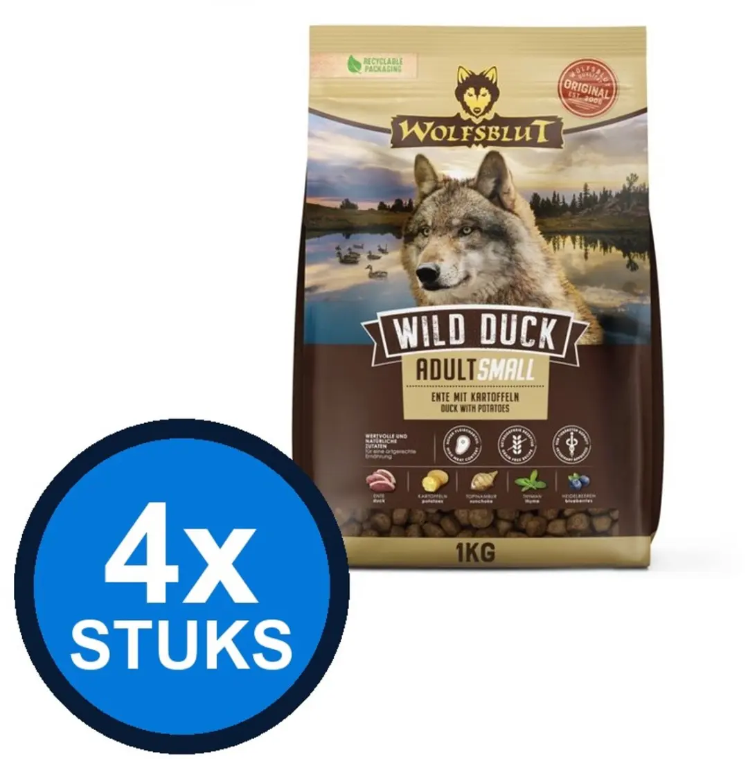 Wolfsblut Adult Wild Duck Small Breed Droogvoer