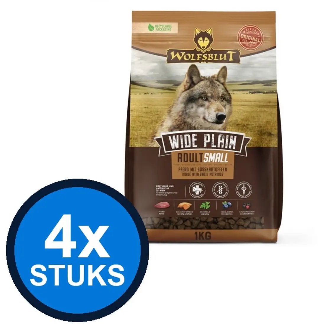 Wolfsblut Adult Wide Plain Small Breed Hondenvoer