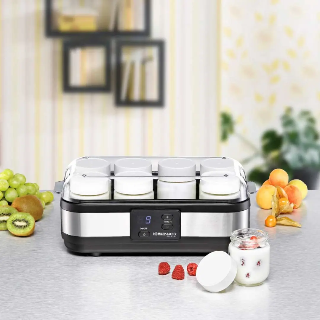 Rommelsbacher JG 40 Yoghurtmaker - 1,2L - 40W - 8x150ml