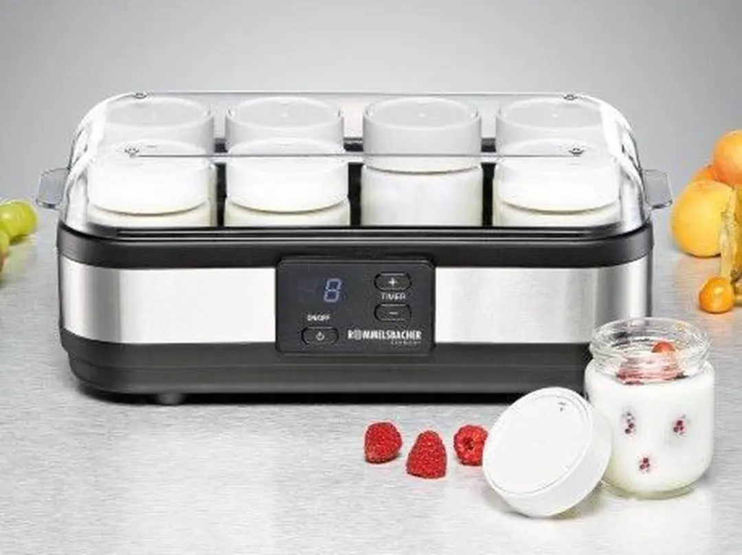 Rommelsbacher JG 40 Yoghurtmaker - 1,2L - 40W - 8x150ml