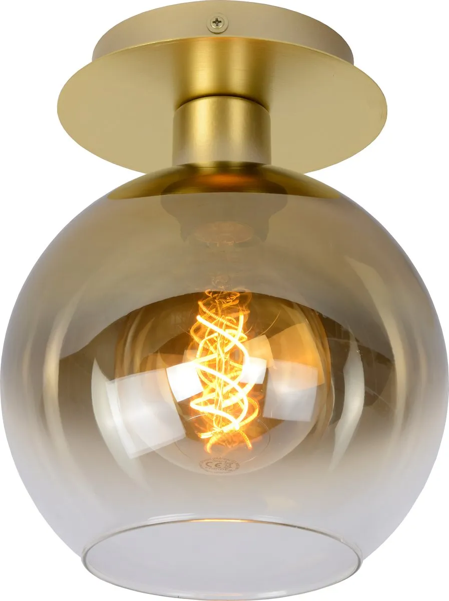 Lucide Marius Plafondlamp E27 Mat Goud/Messing