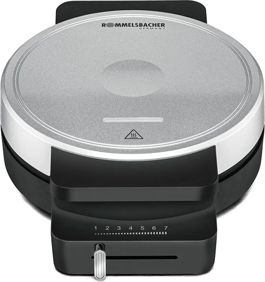 Rommelsbacher WA 850 Wafelijzer - 850W - Zwart/Zilver