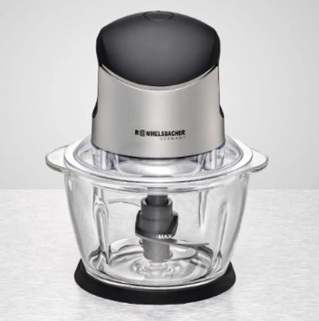 Rommelsbacher MZ 400 Hakmolen - 400W - 1L - Zwart/Roestvrijstaal - afbeelding 6 van 6