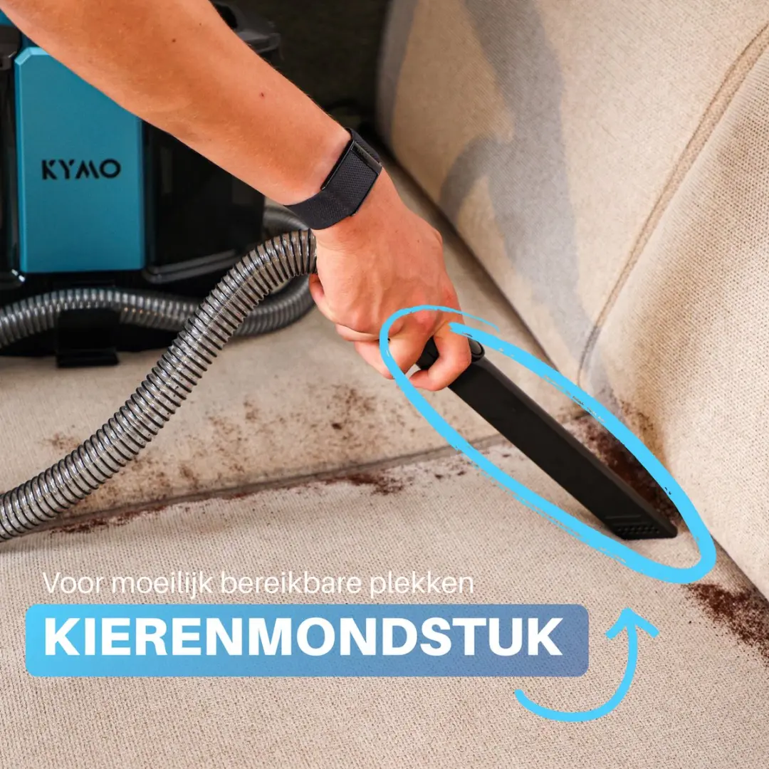Kymo Ultra Vlekkenreiniger 500W - 2 Reservoirs 2.25L - Zwart Blauw - afbeelding 6 van 6