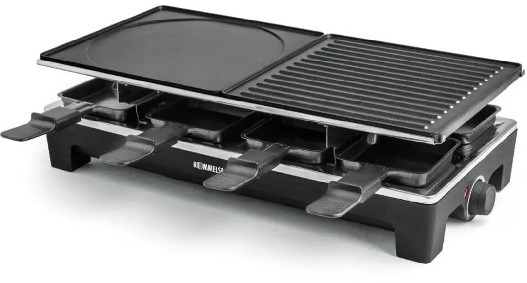 Rommelsbacher RCS1350 Raclette- & Gourmetset - 1350W - 8 Personen