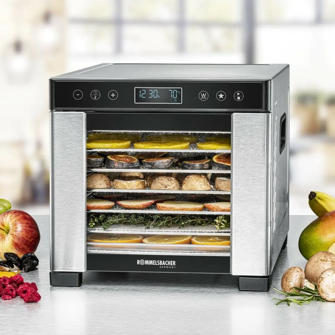 Rommelsbacher DA 650 Voedseldroger - 600W - 7 Lades - Zwart