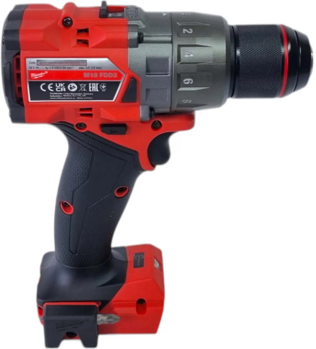 Milwaukee M18 FDD3-0X Accu Boormachine - 2 snelheden