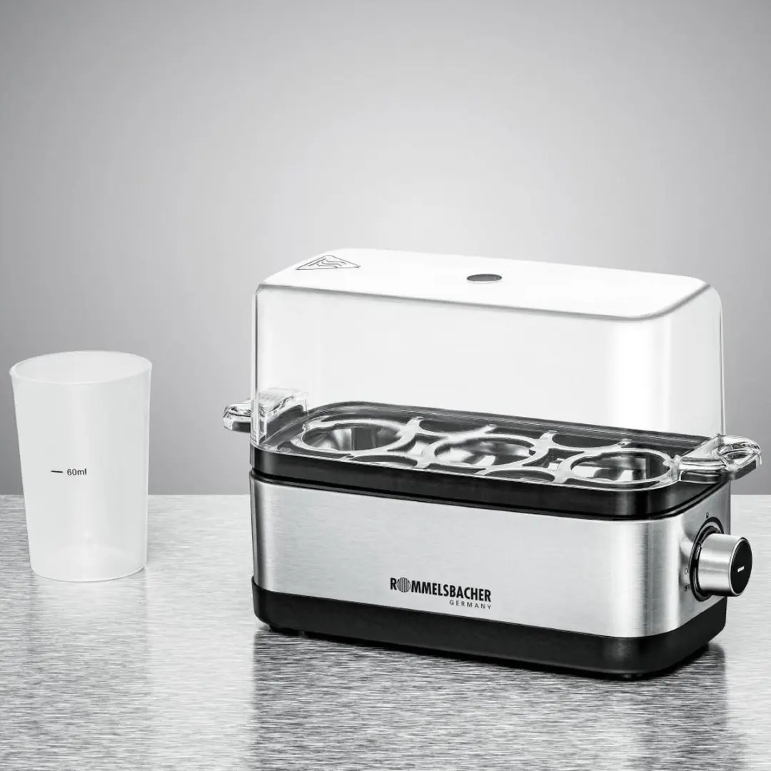 Rommelsbacher ER 300 Eierkoker - 300W - 3 Eieren - Roestvrijstaal