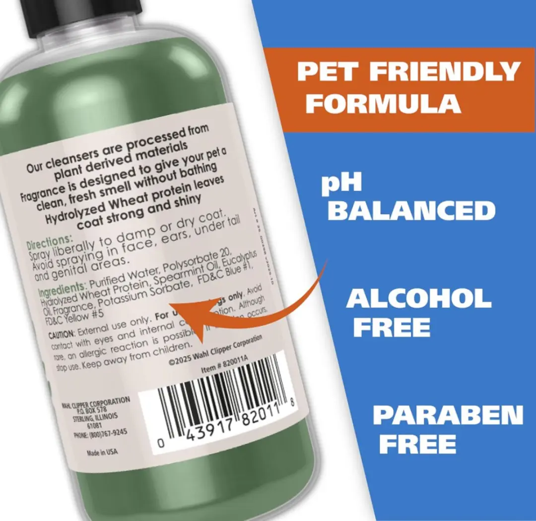 Wahl Honden Deodorant Spray Eucalyptus & Groene Munt