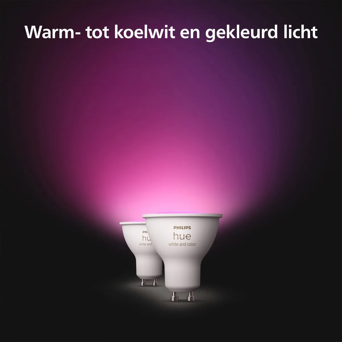 Philips Hue Spot GU10 RGBW - 2 Stuks - Mat