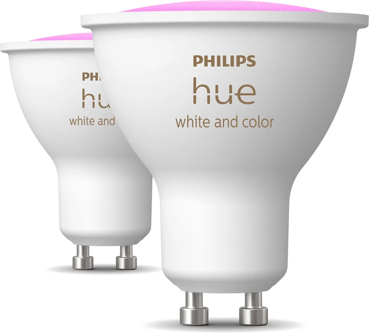 Philips Hue Spot GU10 RGBW - 2 Stuks - Mat