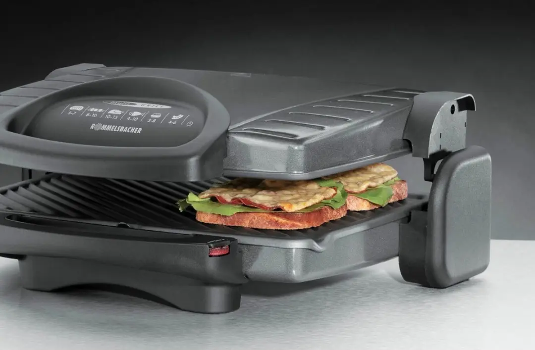 Rommelsbacher KG 1800 Multigrill 1800W - 2 Platen - Grijs