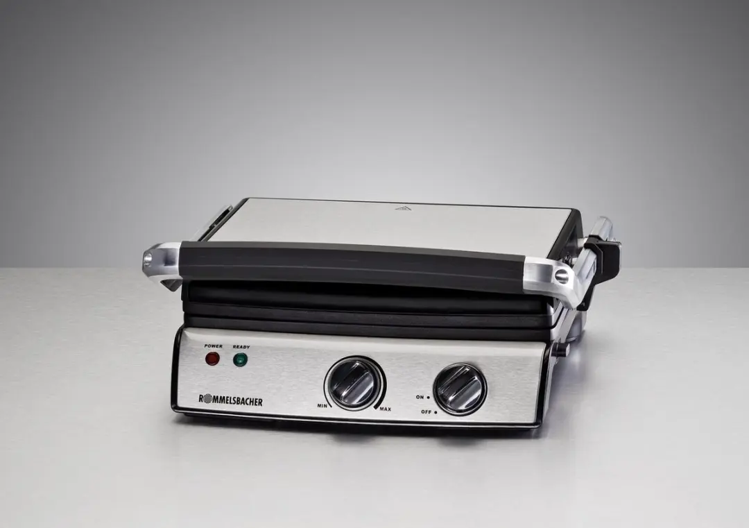 Rommelsbacher KG 2020 Contactgrill 2000W - 2 Platen - Zilver