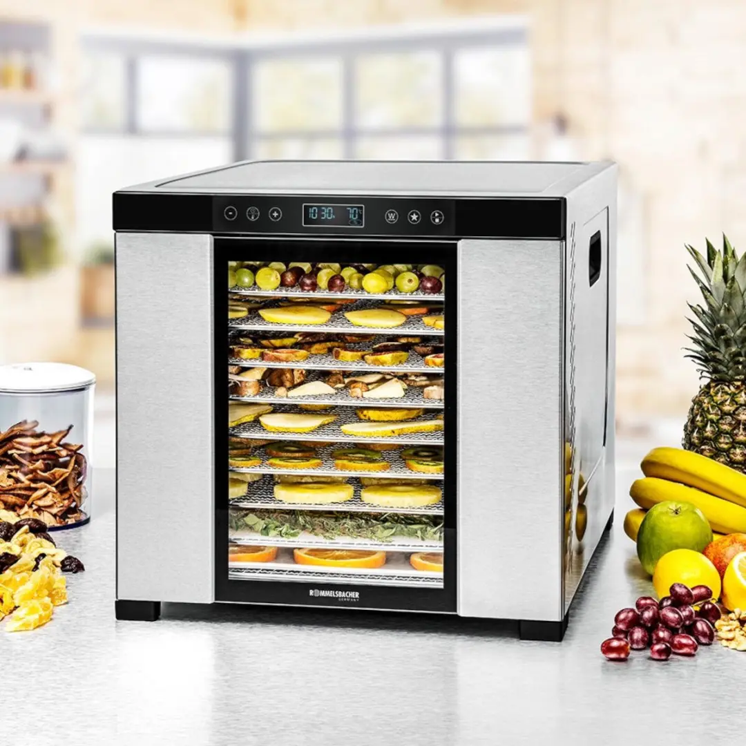 Rommelsbacher DA 1050 Voedseldroger - 1000W - 10 Lades - Zwart