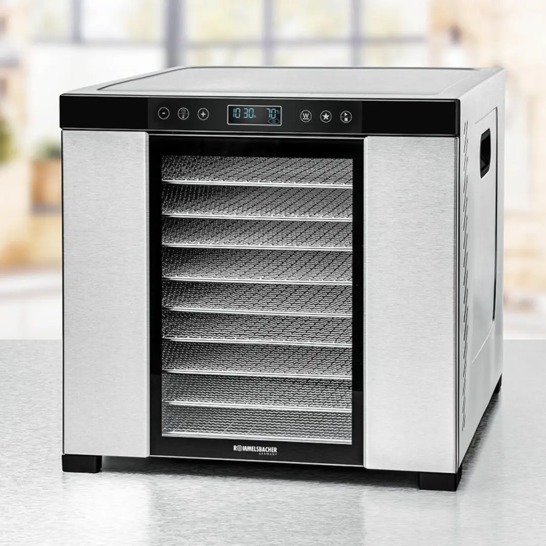 Rommelsbacher DA 1050 Voedseldroger - 1000W - 10 Lades - Zwart