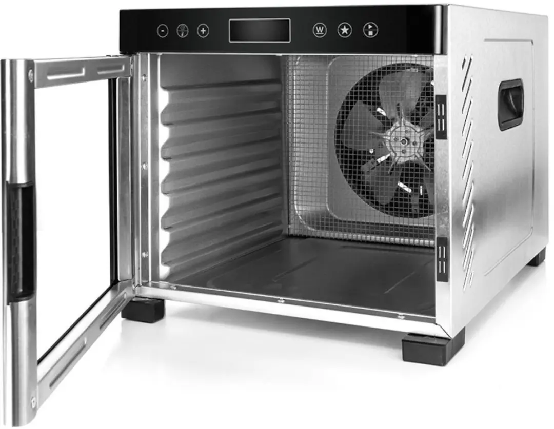 Rommelsbacher DA 950 Voedseldroger - 600W - 6 Lades - Roestvrij staal/Zwart - afbeelding 6 van 6