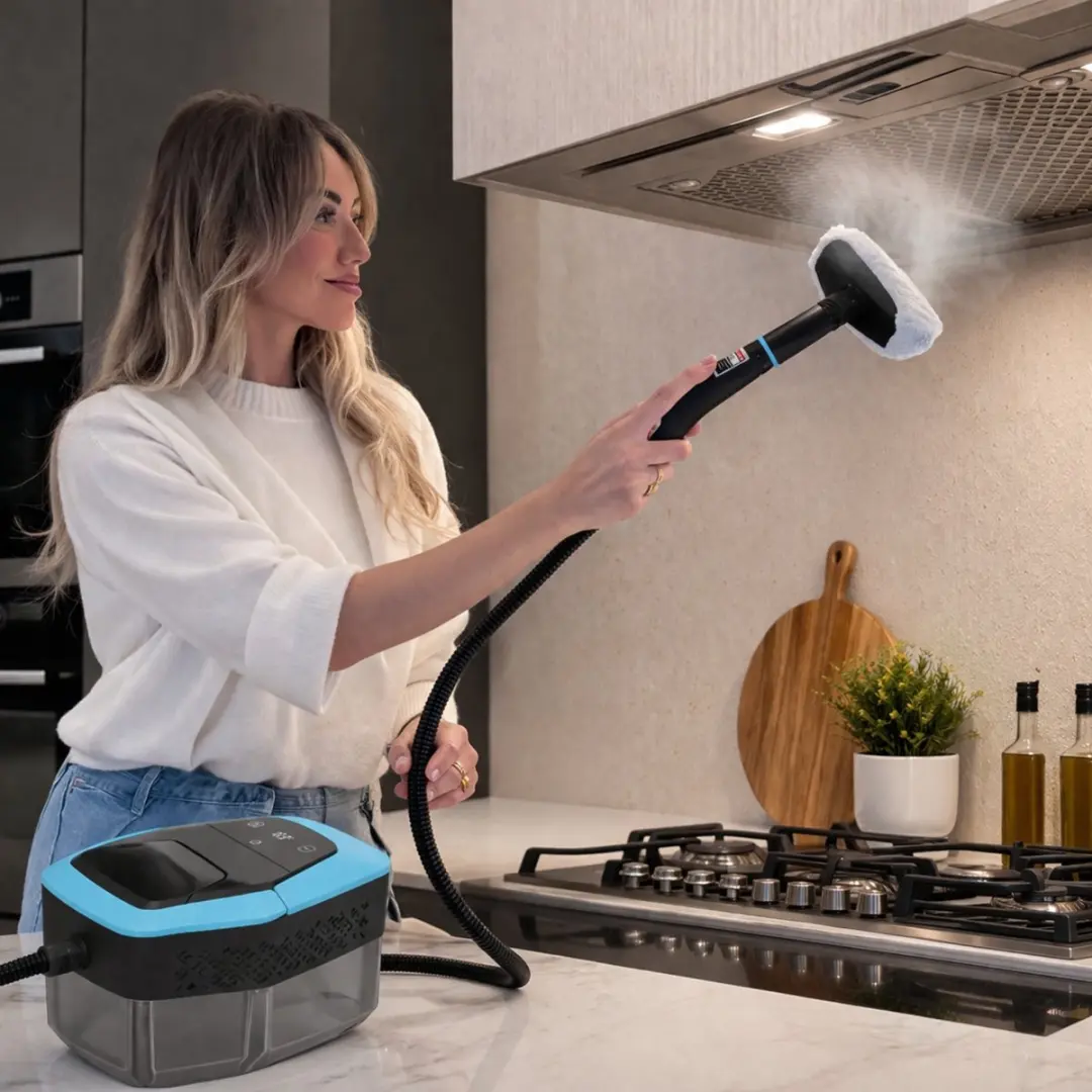 Kymo Pro HSC07 Stoomreiniger - 1500W - 4 Bar - Blauw