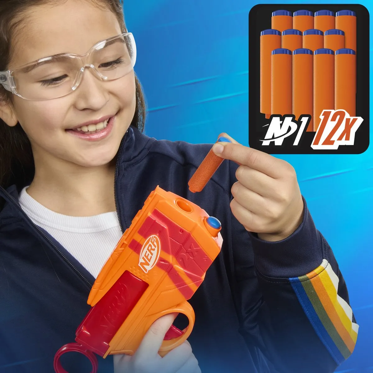 Nerf N Series Duopack Speelgoedblasters - 12 N1-Darts - Oranje