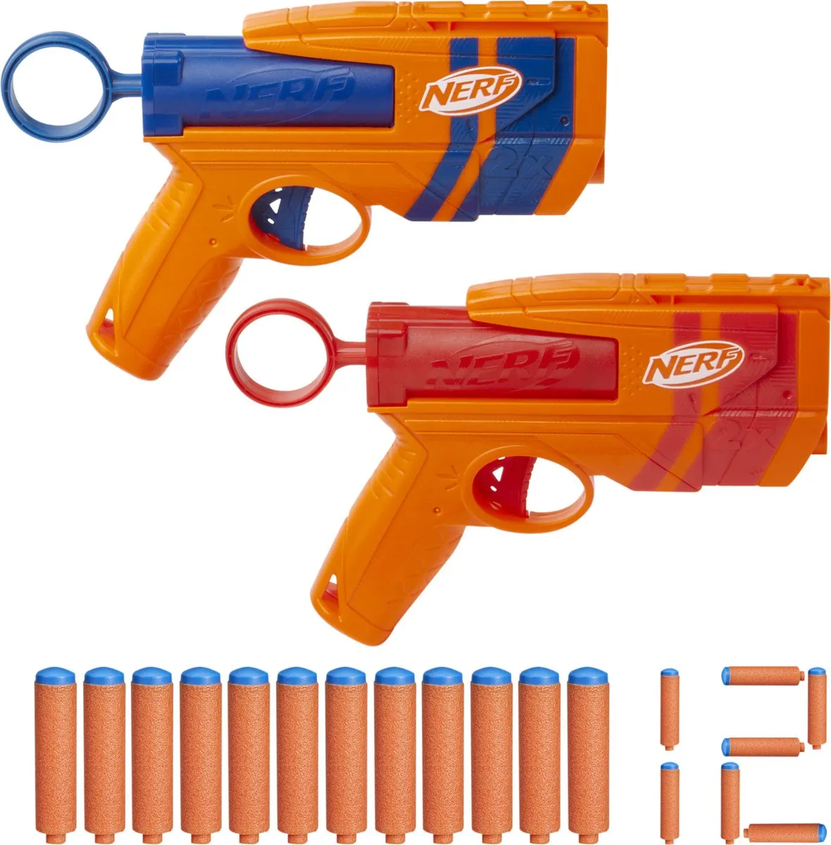 Nerf N Series Duopack Speelgoedblasters - 12 N1-Darts - Oranje