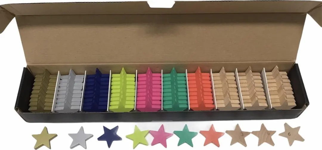 Simply for Kids Kiko Tanabata Dominostenen - 100 Stuks - Multicolor