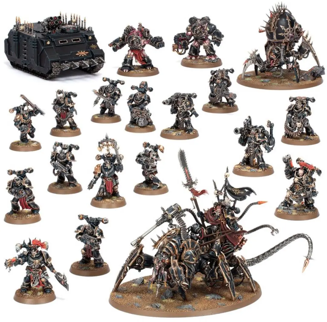Warhammer 40K Chaos Space Marines Battleforce Hellforged Warband