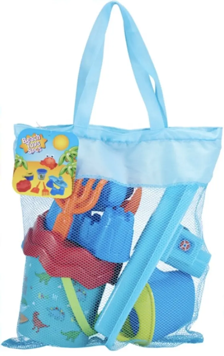 Excellent Houseware Strandspeelgoed Set - 8 Stuks - Blauw