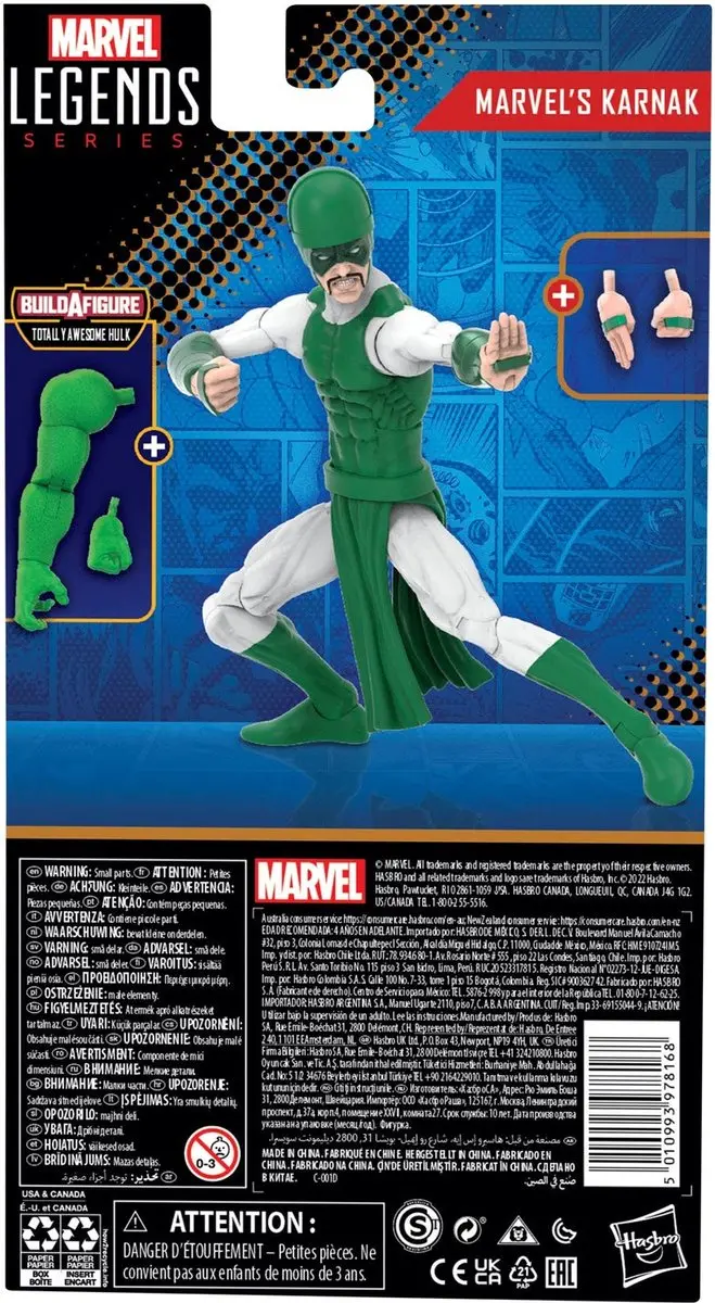 Marvel Legends Karnak F36845X0 Actiefiguur - 15 cm