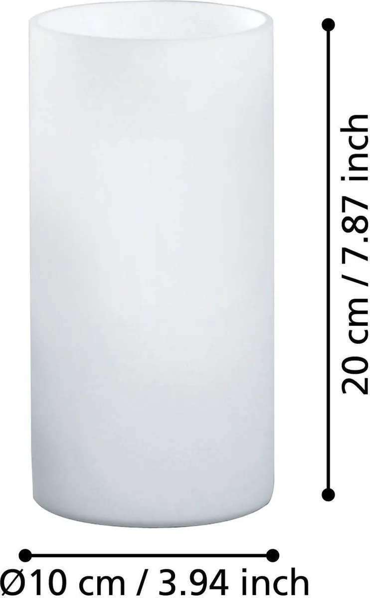 Eglo Geo Tafellamp - 1 Lichtpunt Ø10cm Wit