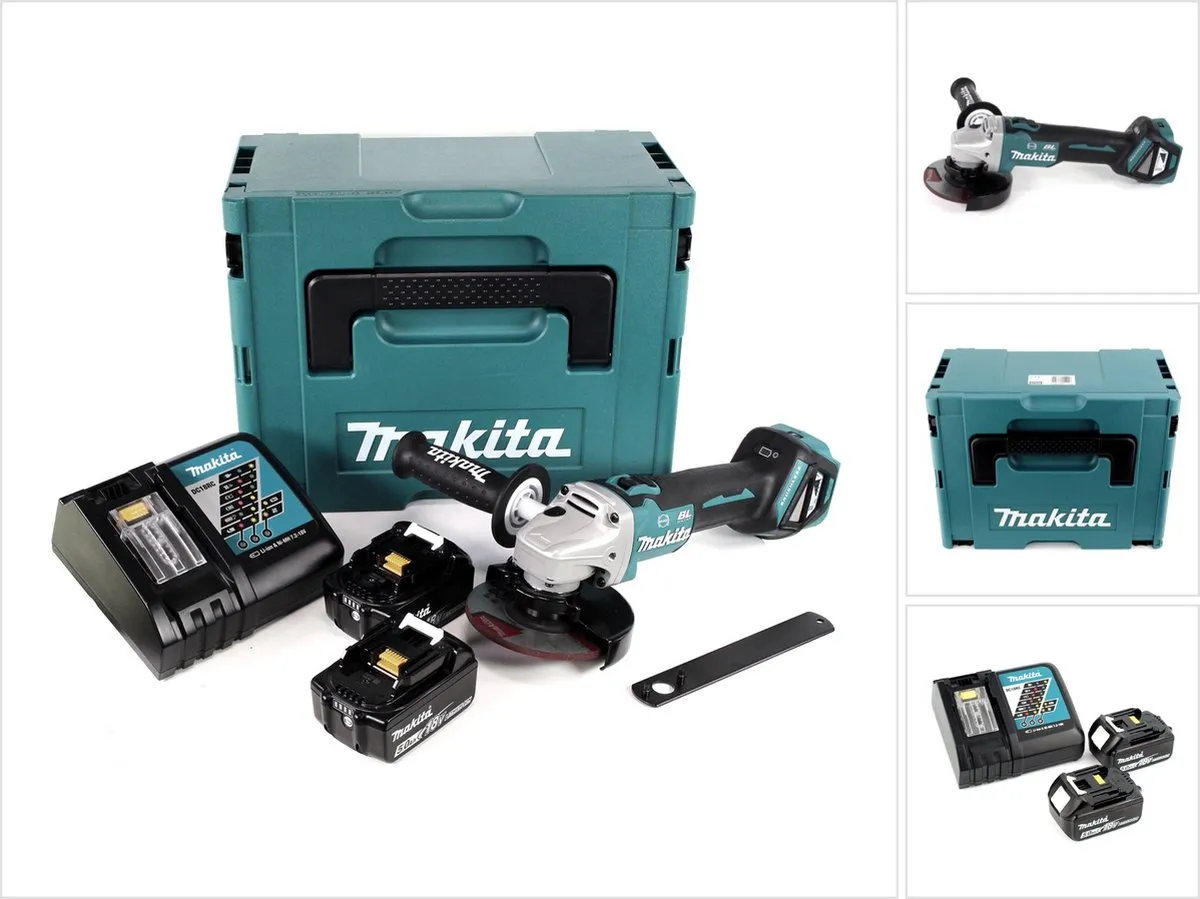 Makita DGA513RTJ Haakse Slijper 125mm
