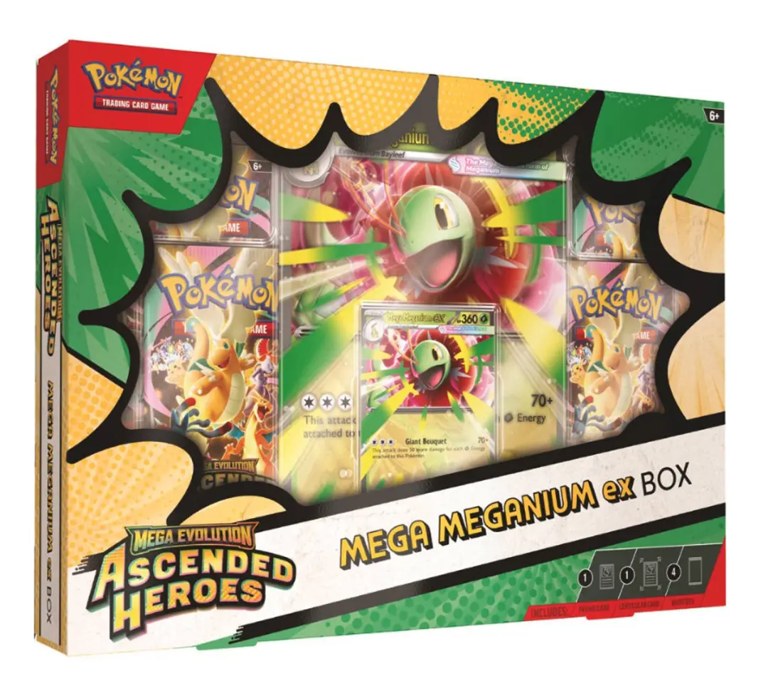 Pokémon Mega Evolution Ascended Heroes Box