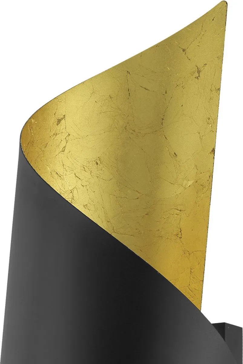 Eglo Jabaloyas Wandlamp E27 63cm - Zwart/Goud