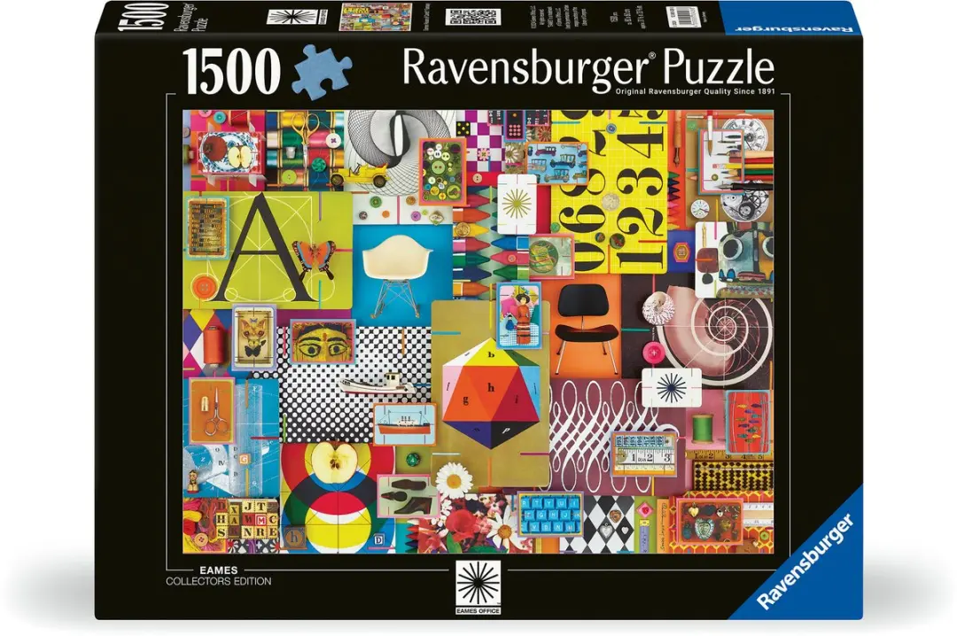 Ravensburger Eames House of Cards Puzzel 1500 Stuks - Meerkleurig