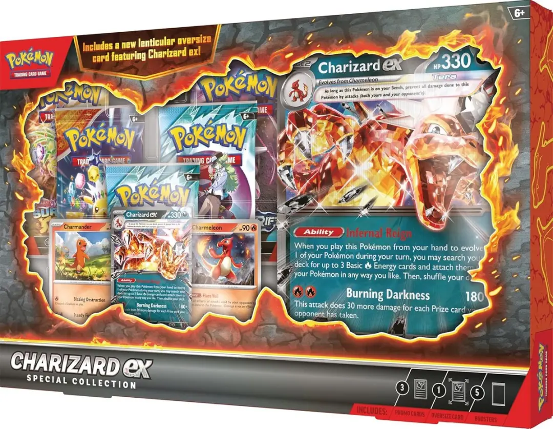 Pokémon Kaarten Charizard EX Special Collection - 54 Stuks (5x Boosters + Promo)